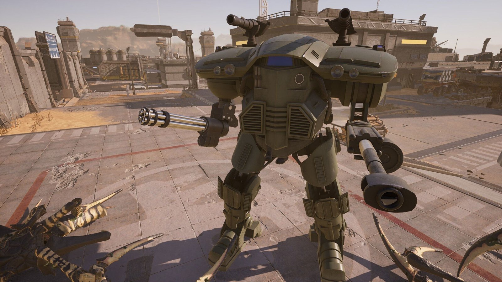 Starship Troopers: Extermination’s latest update adds a big stompy mech, ideal for squashing the shooter’s newly polished bug holes