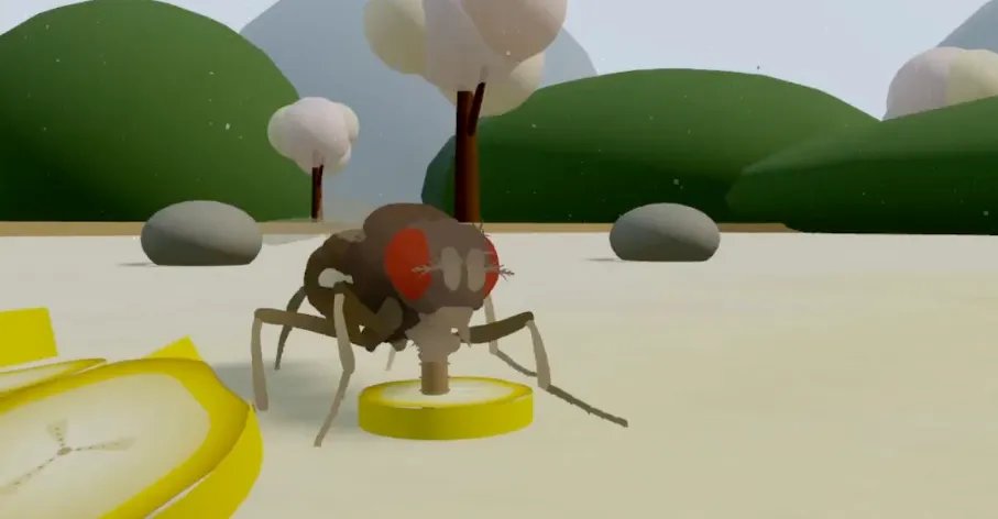 This is not a fly uploaded to a computer