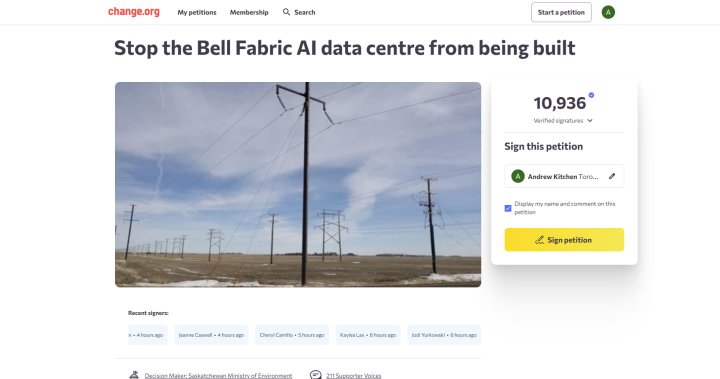 Opposition to proposed AI data centre growing in Regina