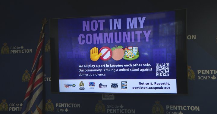 ‘Not In My Community’: Penticton campaign addresses rise in intimate partner violence