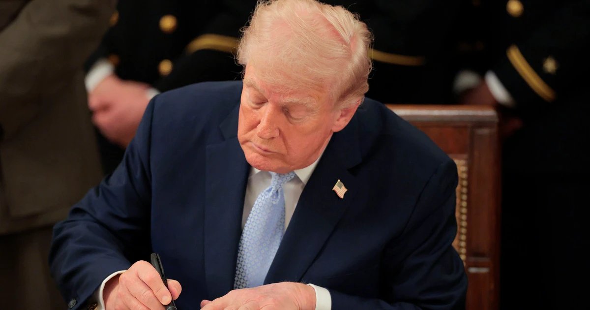Trump holds executive order signing