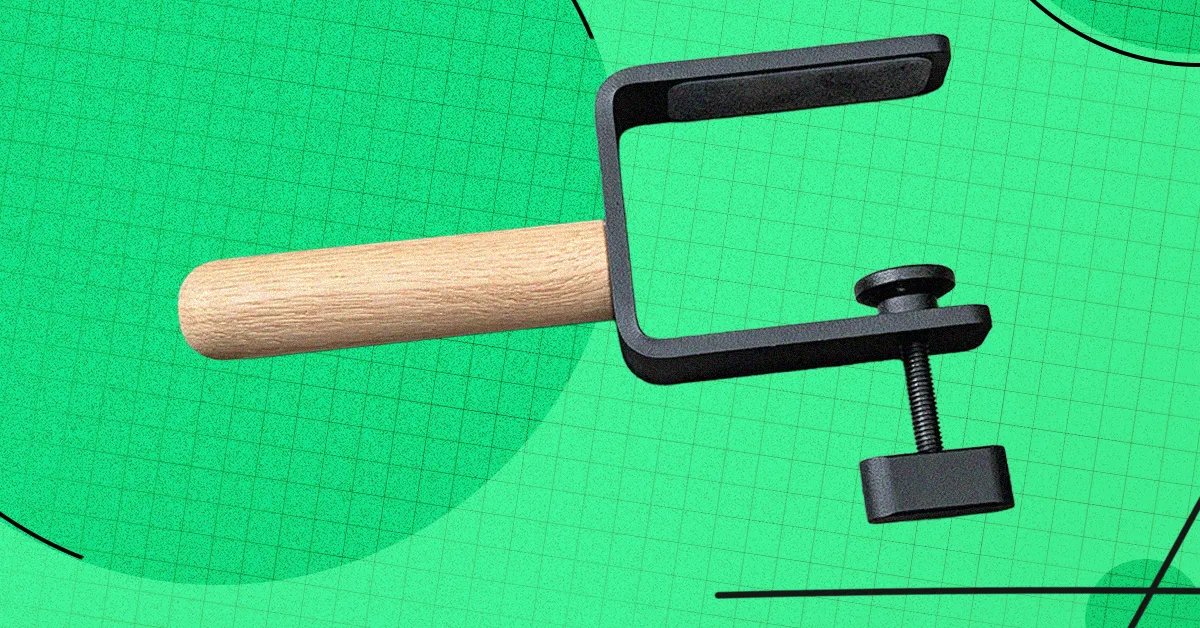 I Clamp Every Accessory I Can to My Desk To Avoid Clutter, and You Should, Too
