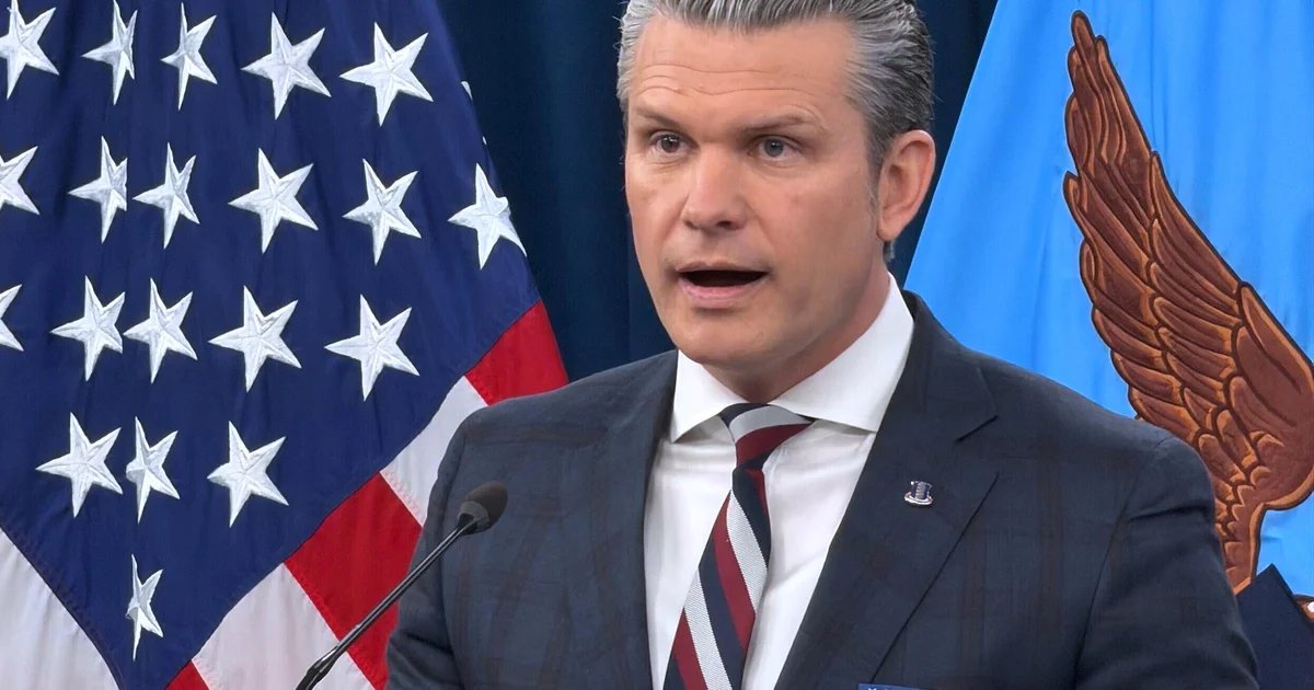 Watch Live: Hegseth, Caine brief on Iran war operations