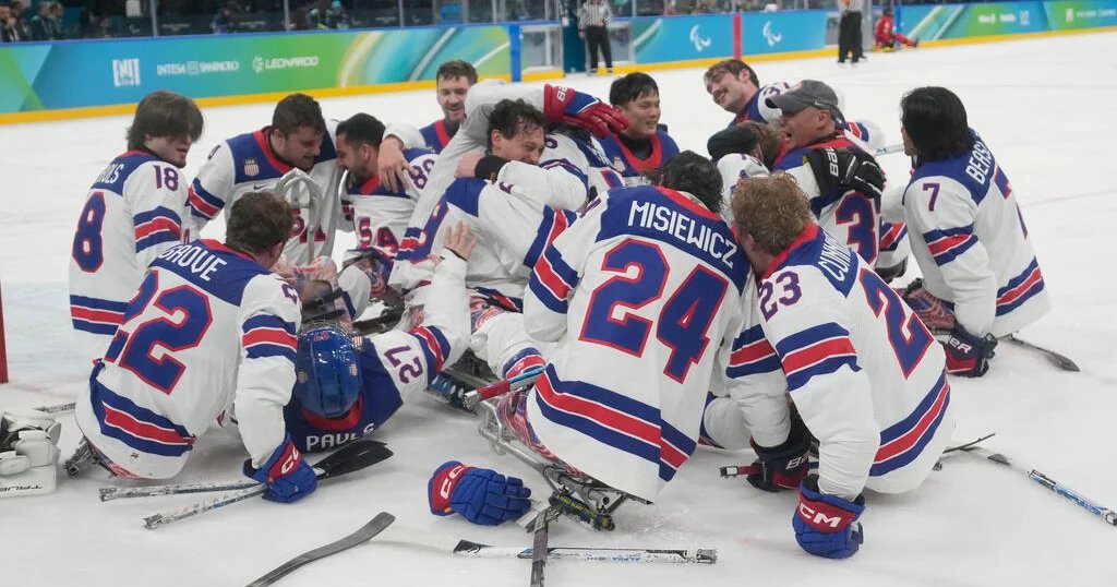U.S. beats Canada in Para ice hockey final to complete Team USA sweep in Olympics and Paralympics