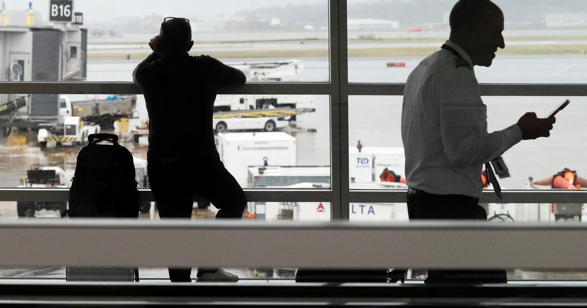 Thousands of flights canceled or delayed as weather and TSA staffing upend travel