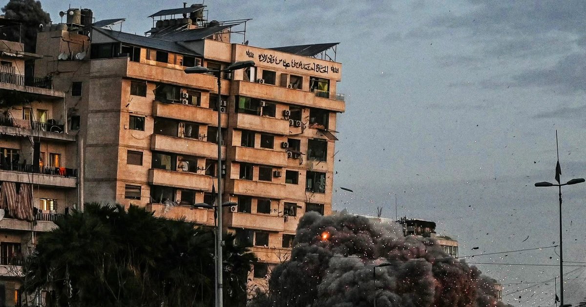 Building in central Beirut leveled after Israeli strike