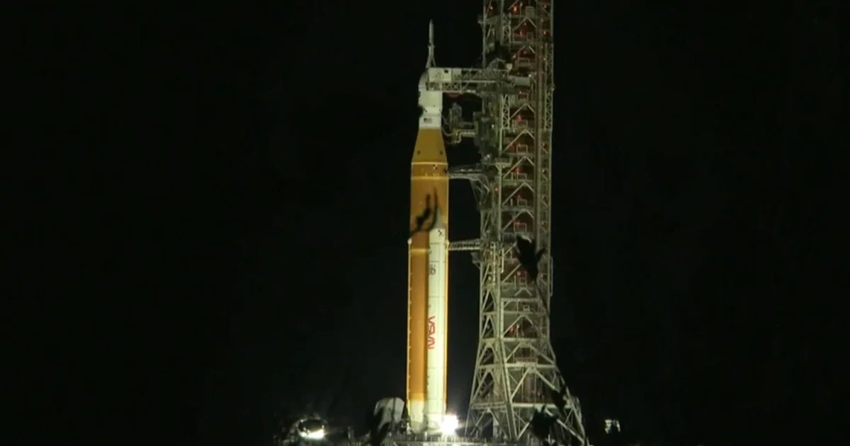 Artemis II back on launch pad for moon flyby mission