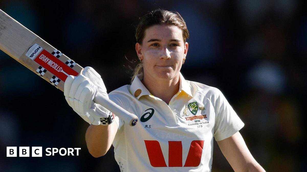 Australia vs India: Annabel Sutherland hits record fourth Test century as hosts close in on victory