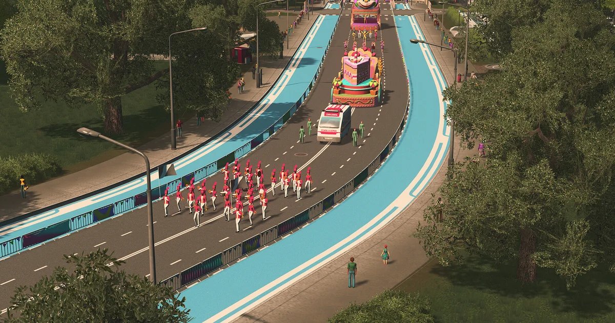 The original Cities: Skylines is getting a new Race Day expansion next week, as Paradox parade the fact the series is turning 11