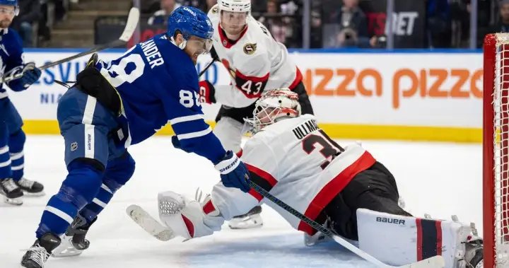 Leafs ’embarrassed’ by 5-2 loss to Senators