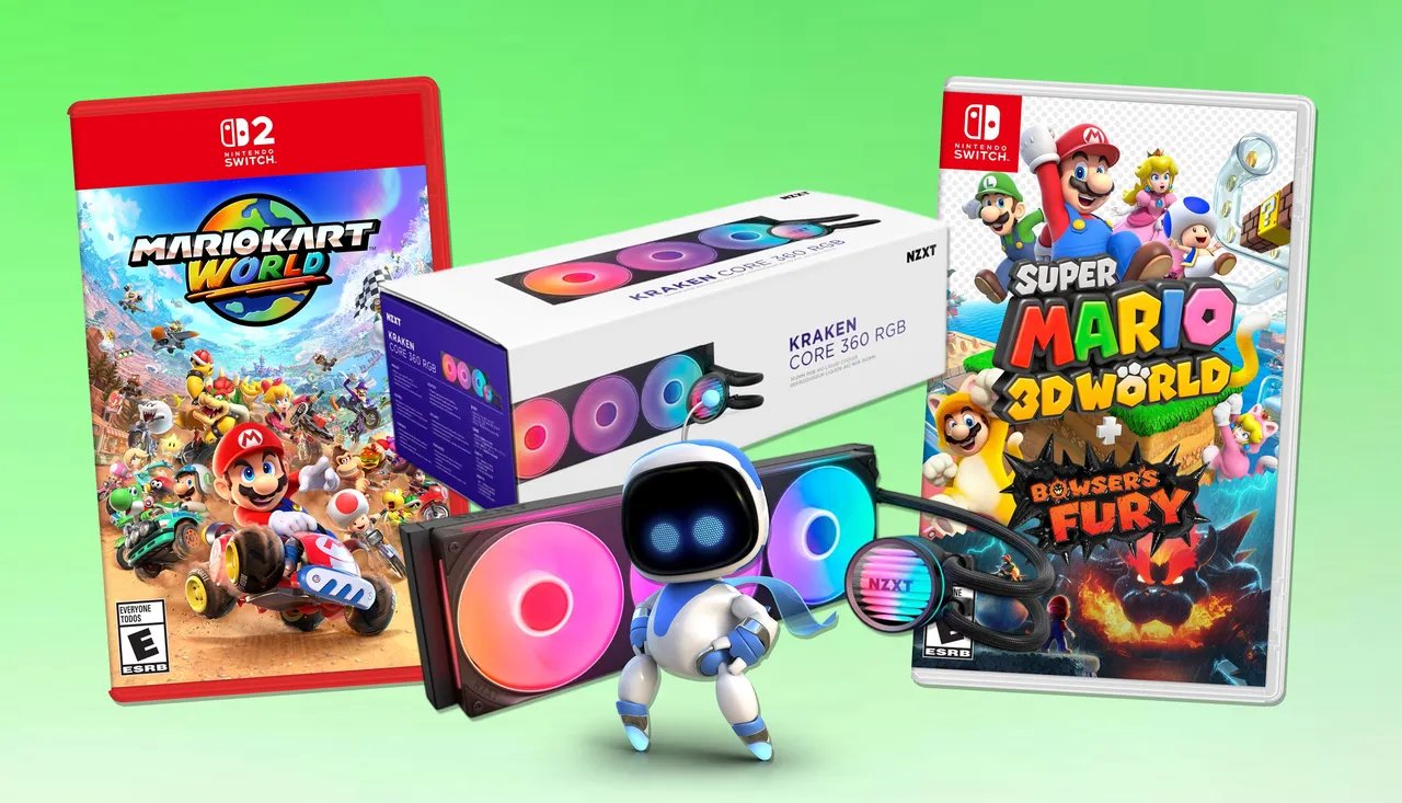 The Best Deals Today: Mario Kart World, Astro Bot, NZXT AIO, and More