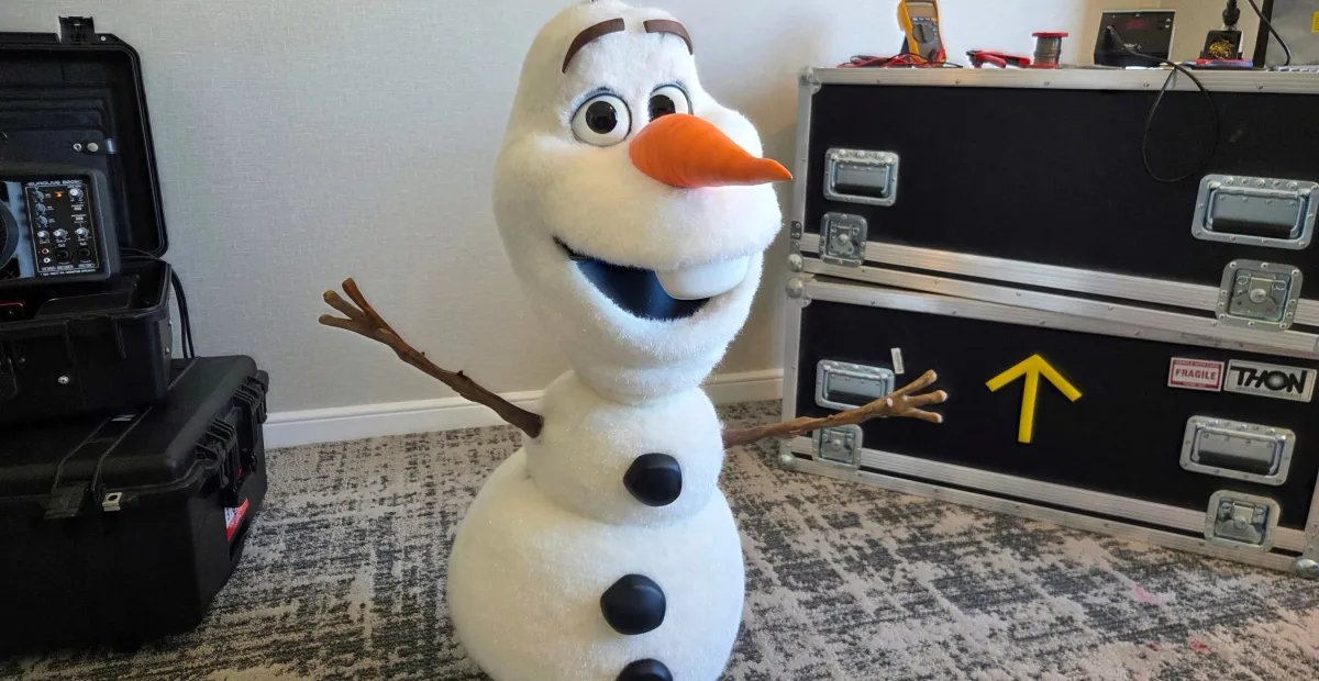 I met Olaf — the Frozen robot who might be the future of Disney Parks