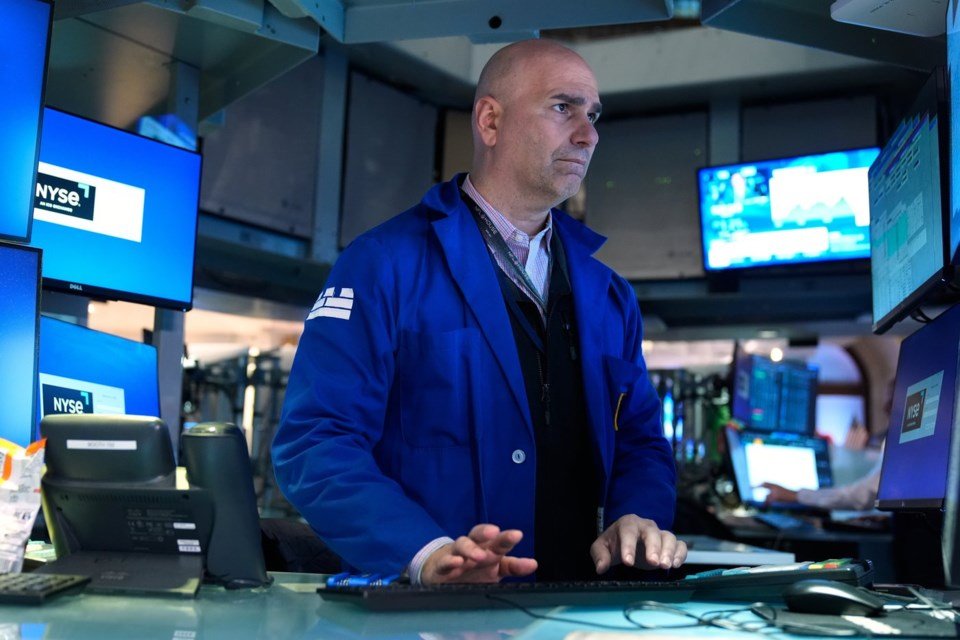 The Dow surges as many as 1,100 points as Wall Street recovers a chunk of its wartime losses