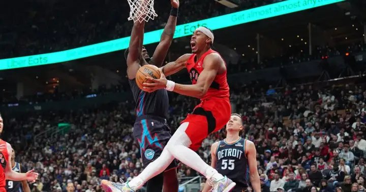Ingram powers Raptors past Pistons 119-108
