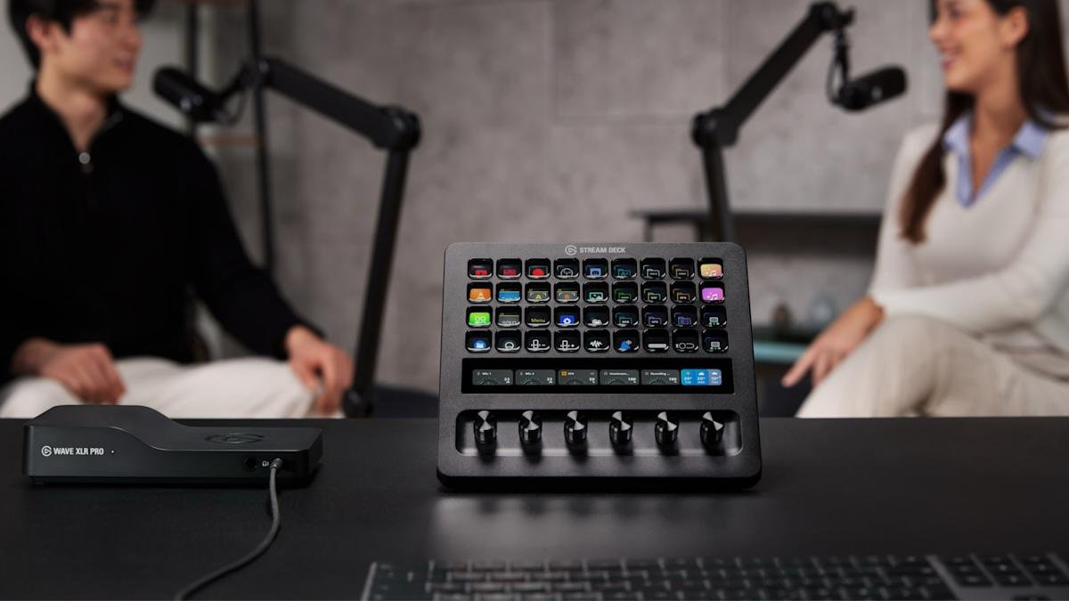 Elgato’s Stream Deck + XL adds a touch strip and dials to an already massive array of buttons
