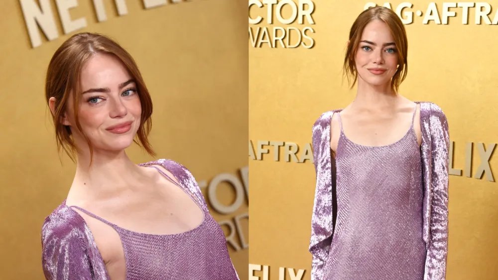 Emma Stone Wears Louis Vuitton at the Actor Awards 2026