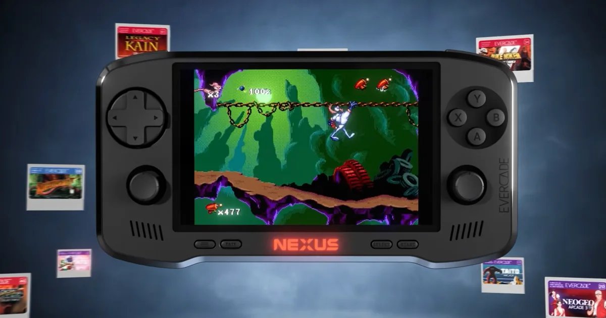 Evercade’s next-gen retro gaming handheld is the Evercade Nexus