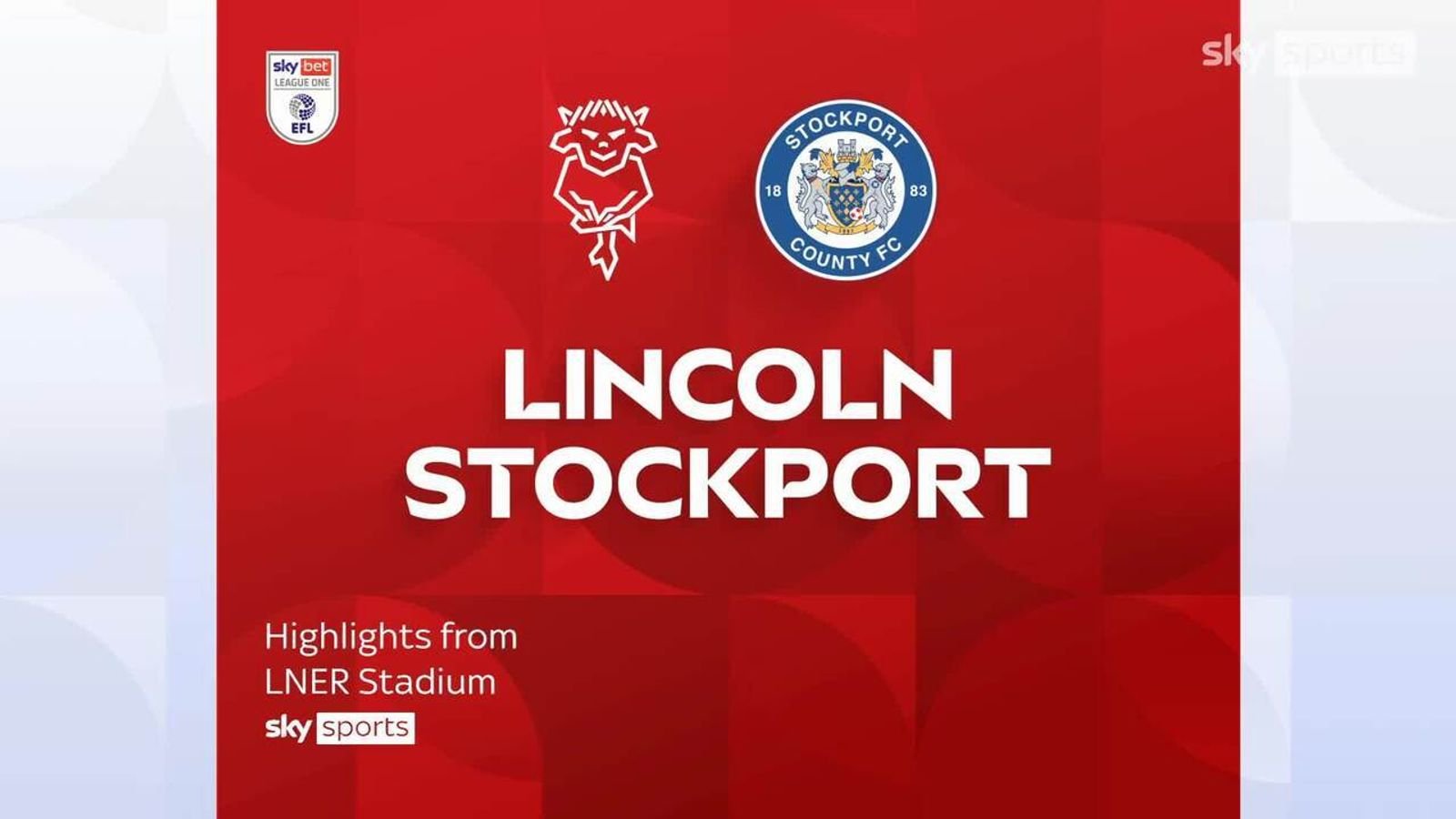 Lincoln 3-1 Stockport