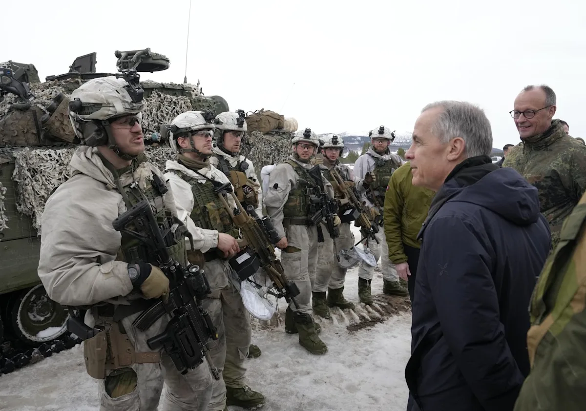 ‘We’re ready to defend the Arctic,’ Carney says alongside German, Norwegian leaders