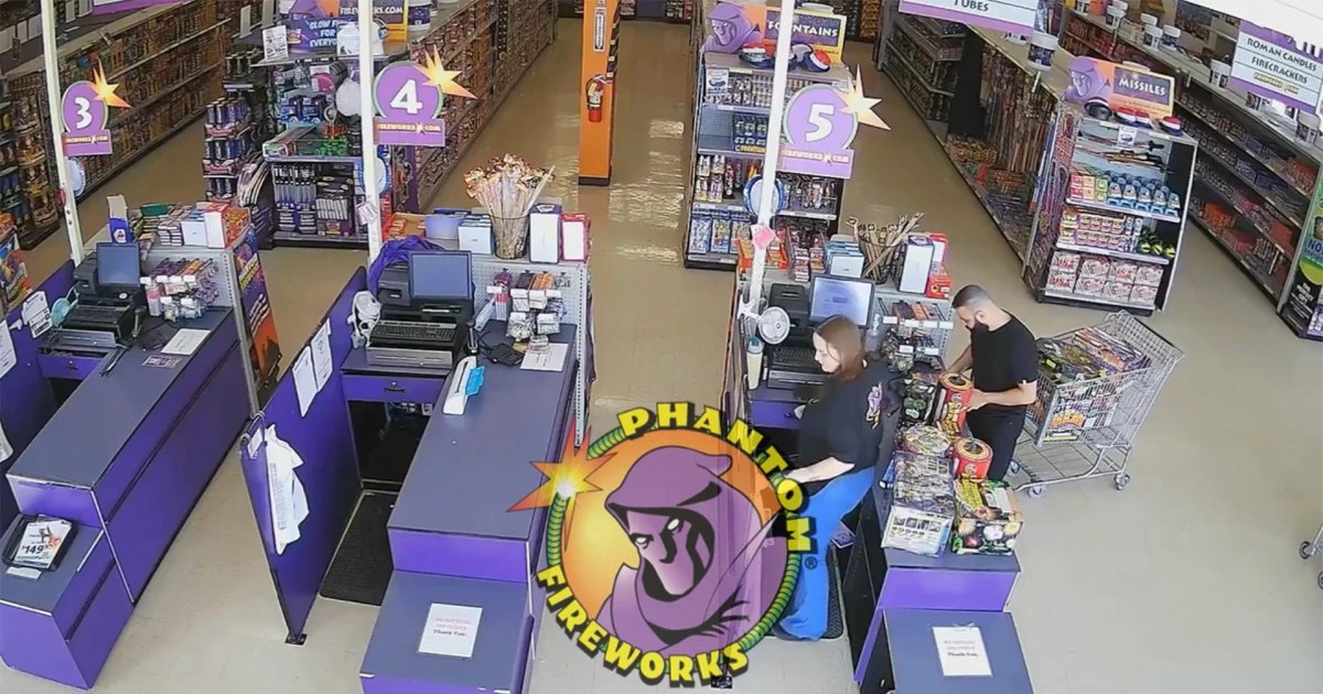 Video shows Michigan synagogue attack suspect buying fireworks