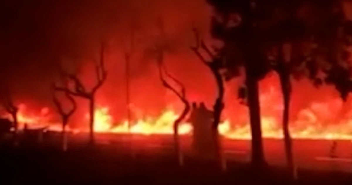 Fire breaks out in Tehran after reported airstrike