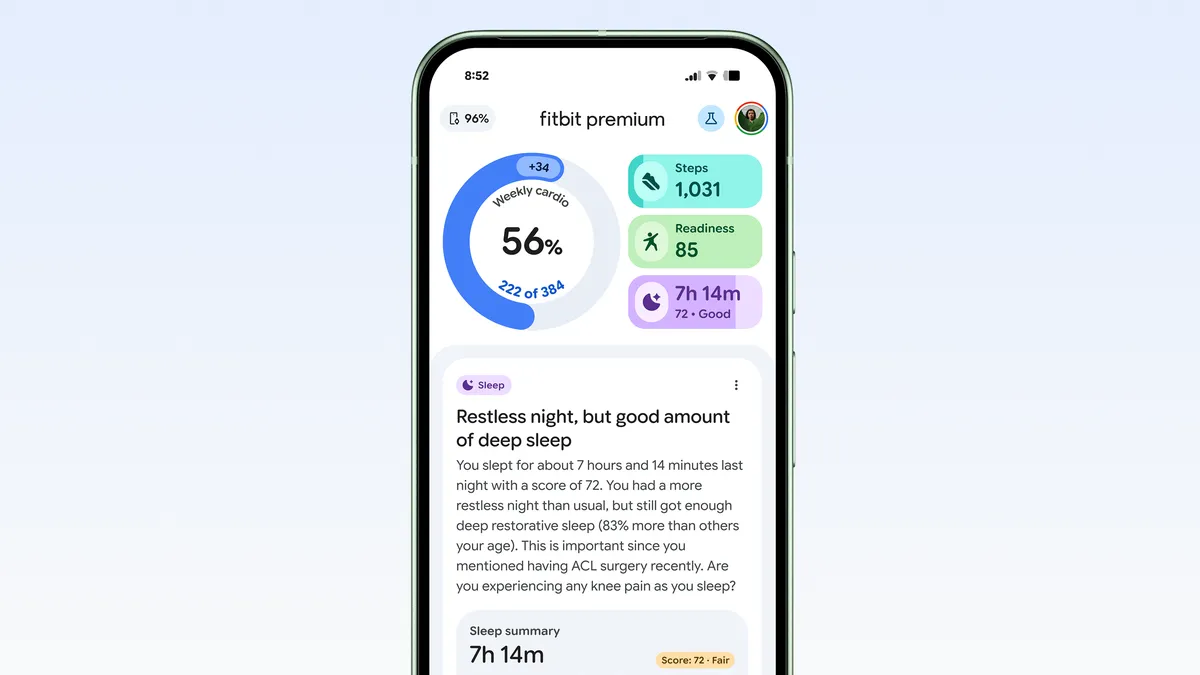 Fitbit’s Personal Health Coach Will Soon Understand Your Medical Records