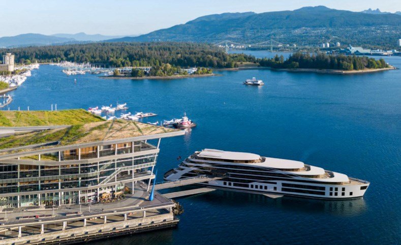 Finnish company proposes 250-room floating hotel on Vancouver waterfront
