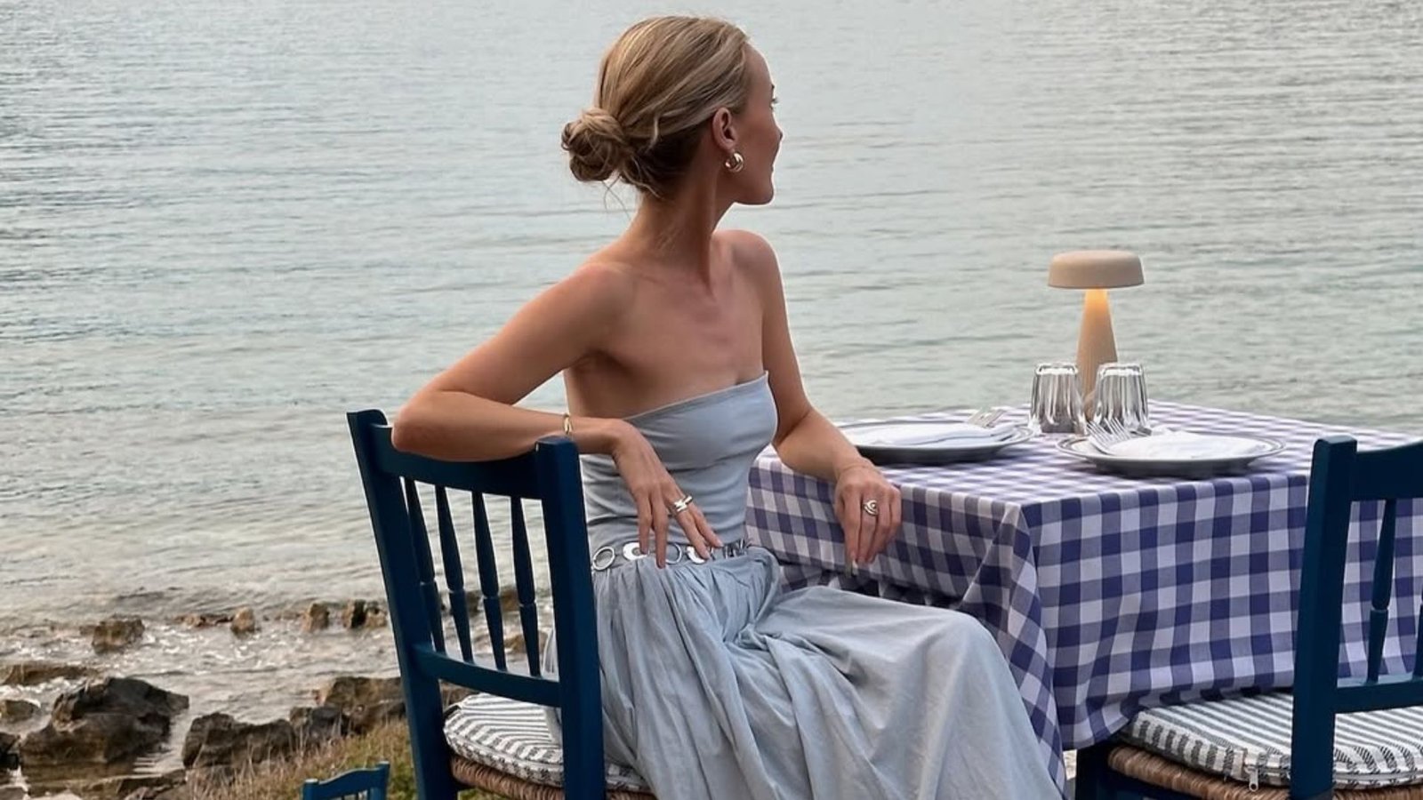 It Girls Are Wearing Icy Blue Instead of Their Neutrals This Spring