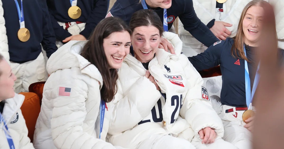 USA hockey’s Hilary Knight, Megan Keller join Hughes brothers on “SNL,” joke about Trump invite and “Heated Rivalry”