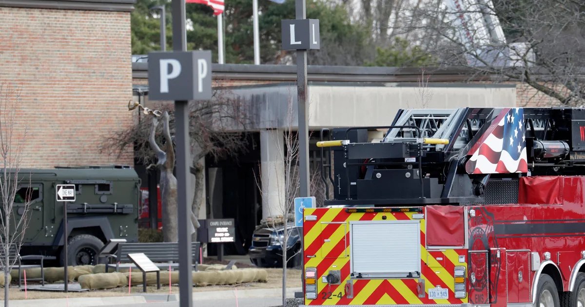 Photo of Michigan synagogue attacker shows him with AR-style rifle prior to the attack