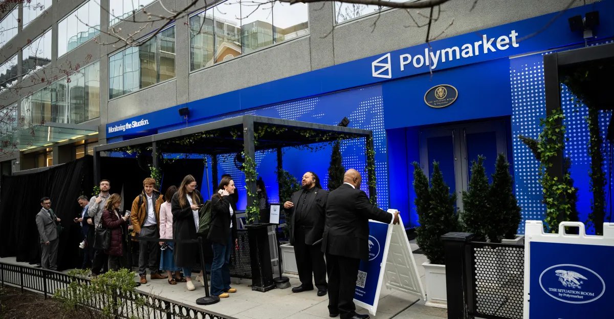 Can you monitor a situation without monitors? The Polymarket sports bar tried