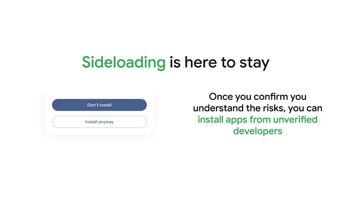 Android will hide app sideloading behind a new one-time security process