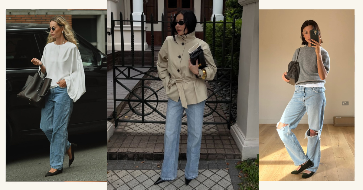 5 ’90s-Inspired Light-Wash Jeans Outfits to Re-Create in Spring