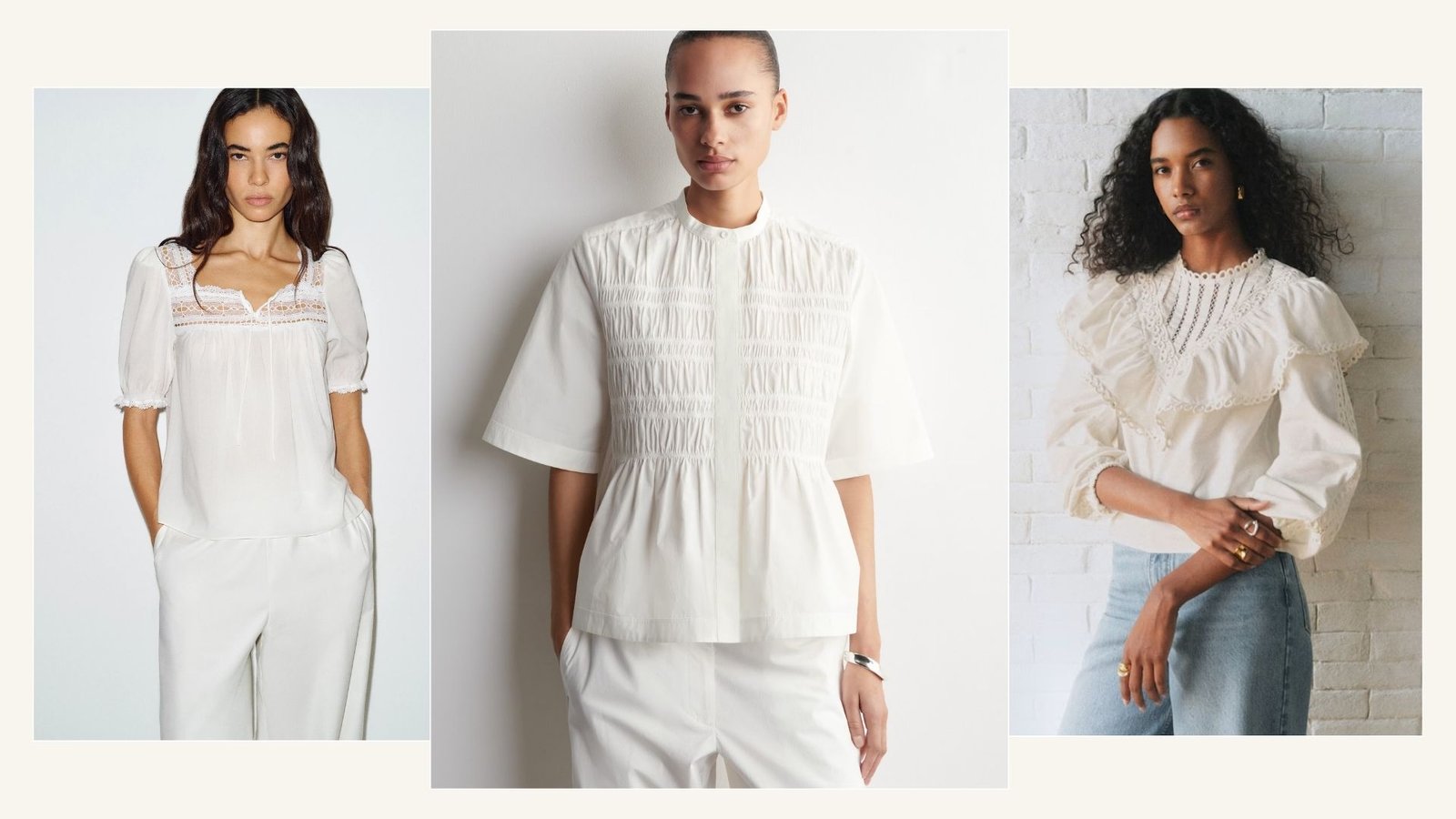 The Chicest French-Inspired Blouses From Sézane, COS and Reformation.
