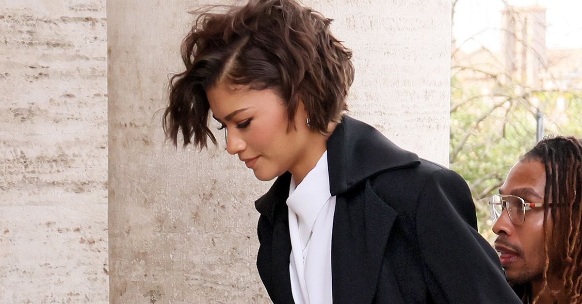 Zendaya Wore Black Trousers With This Classic Heeled Shoe Trend