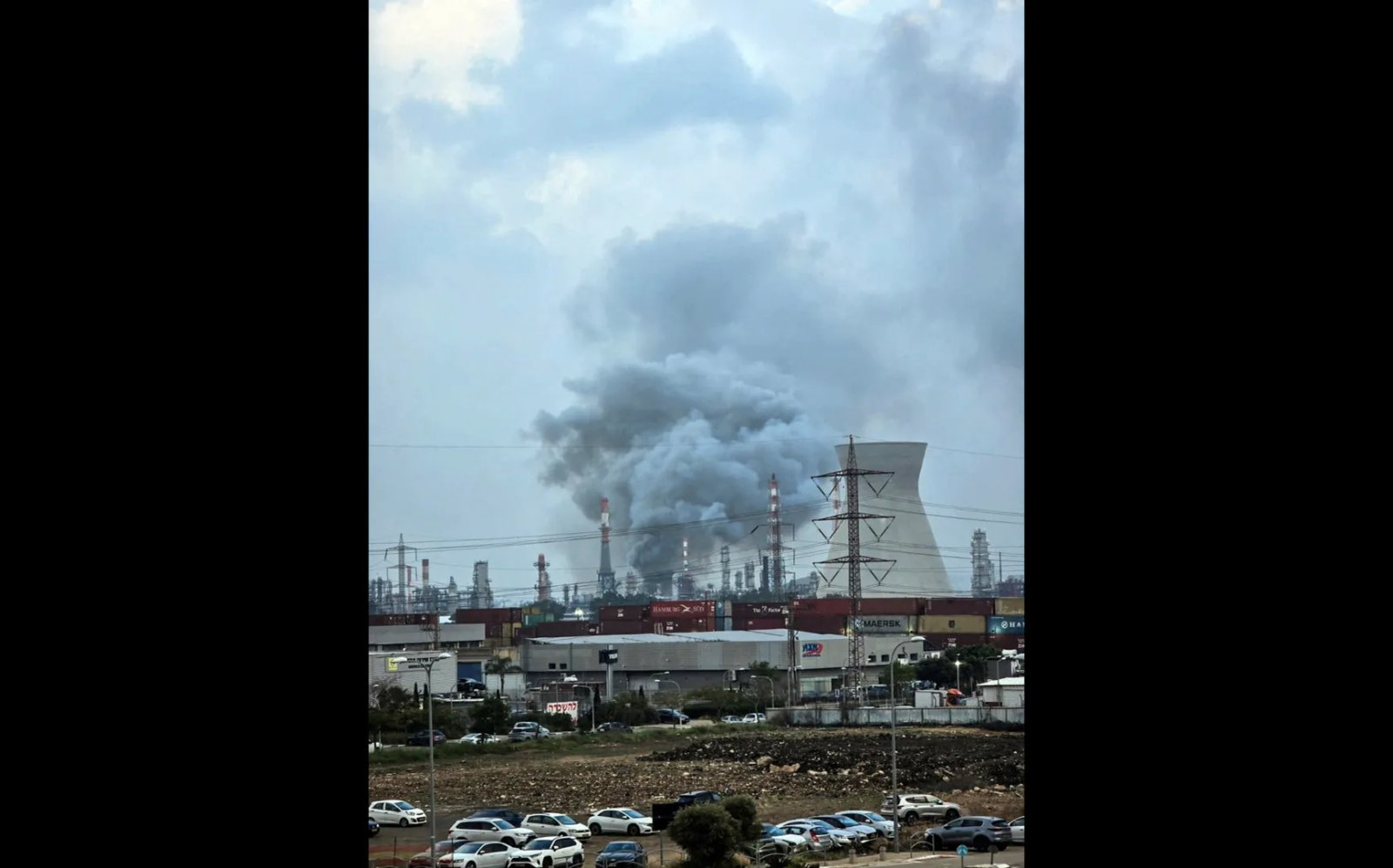 Smoke rises after Iranian missile attack on Israel oil refinery in Haifa | Oil and Gas