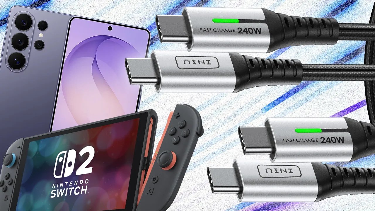 Get a 2-Pack of 6.6ft USB Type-C Cables for $5.99 ($3 Per Cable)