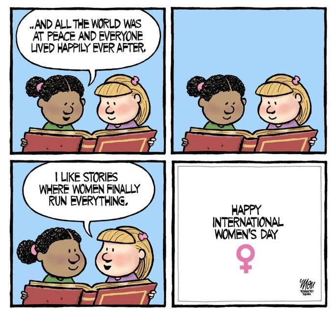 International Women’s Day, some good Canadian stuff, latest on the US/Israel War, and Paralympics Catch-up