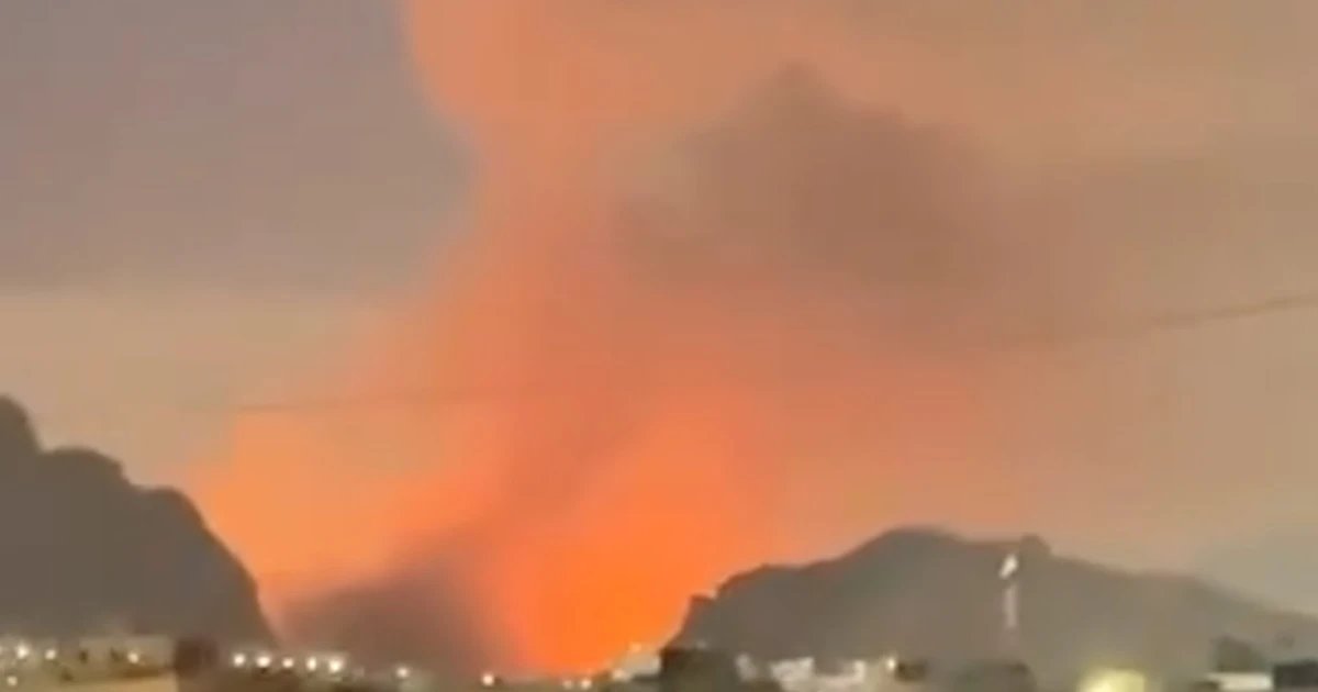 Videos show explosions in key Iranian city