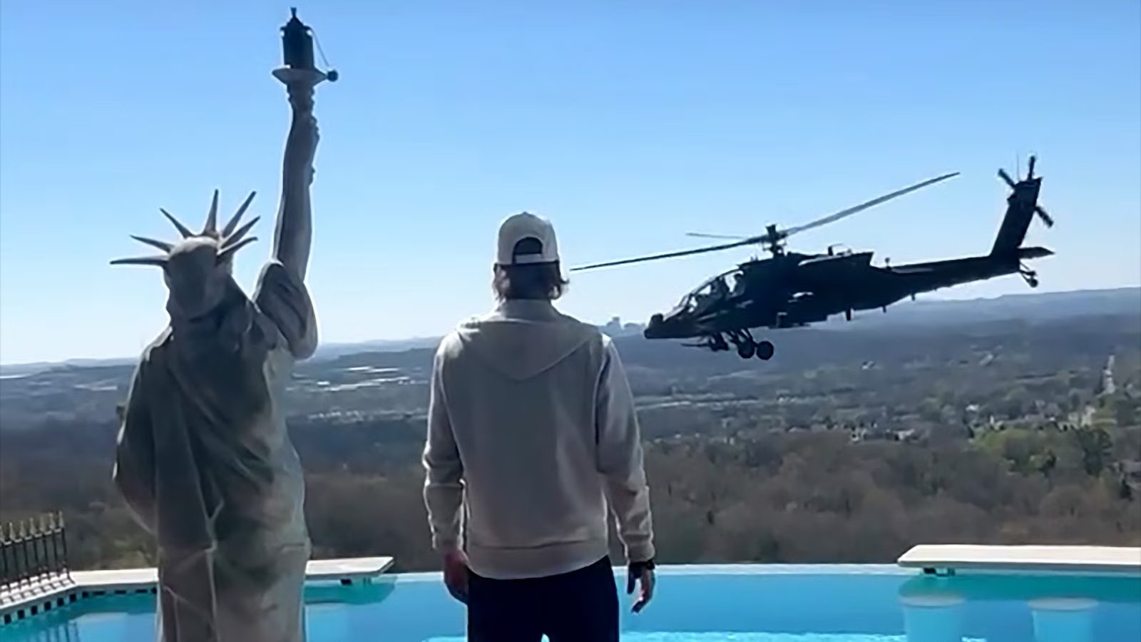 Army says it’s reviewing attack helicopters flying low and hovering near Kid Rock’s home
