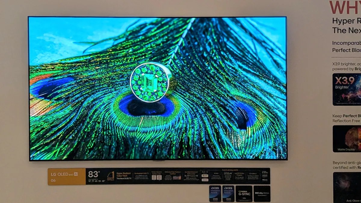 LG’s G6 OLED TV Offers Even Higher Brightness, Comes Out in March