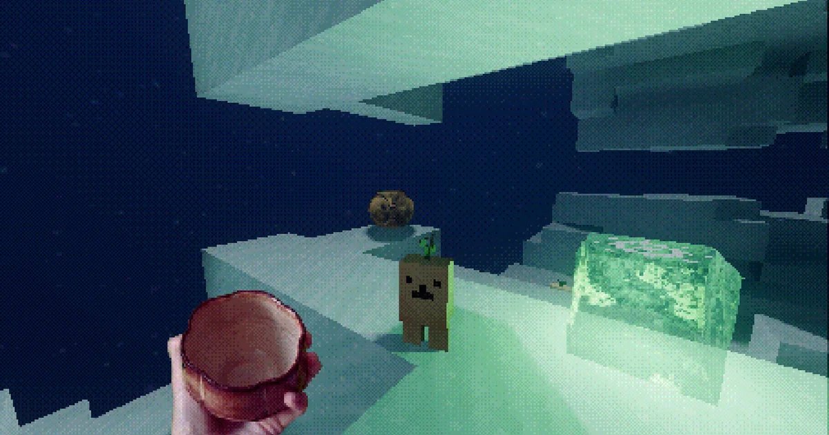 I made s’mores from cats and dogs in Lucid Blocks, a version of Minecraft held together by dream logic
