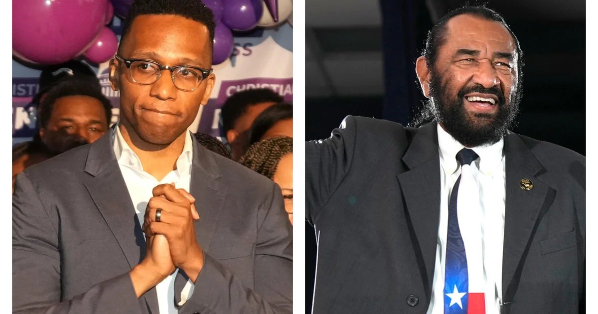 Democratic Reps. Al Green and Christian Menefee heading to runoff in Texas’ 18th Congressional District