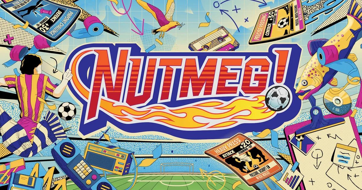Nutmeg is a deckbuilding football management game with a cute spin on the beautiful game