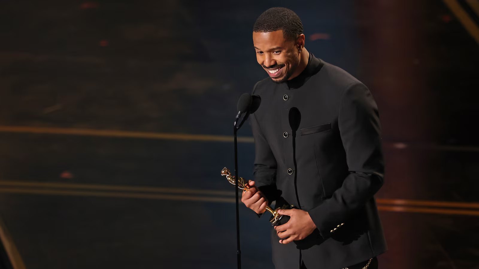 ‘Sinners’ star Michael B. Jordan thanks past Black Oscar winners in emotional speech
