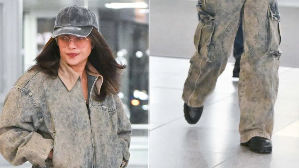 Priyanka Chopra Jonas Repeats Her Go-to Airport Lug Boots at JFK