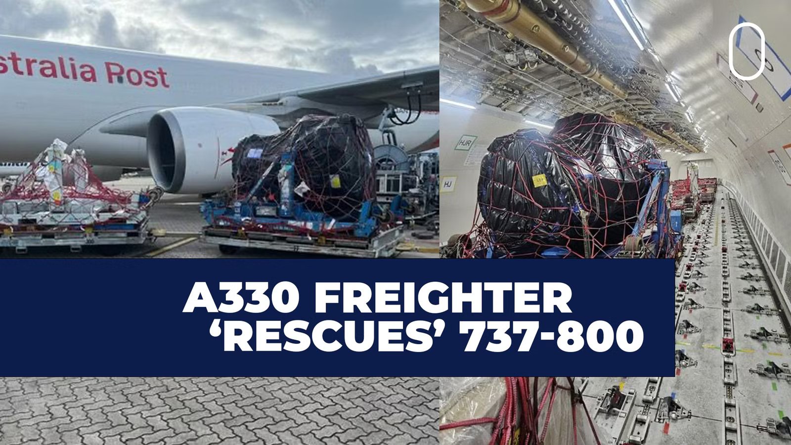 It's Nice To Have Your Own Freighters! Qantas Airlifts 737 Engine To Rescue Grounded Jet