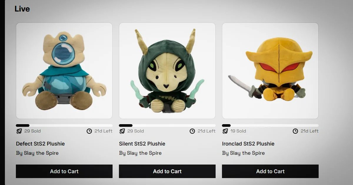 Mega Crit unveils Slay the Spire 2 plushies and oh dear I’ve bought two of them