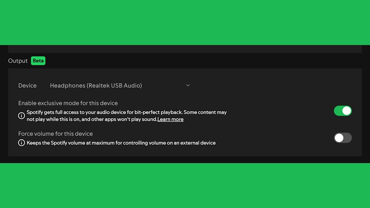 Spotify rolls out ‘bit-perfect’ playback in Windows app