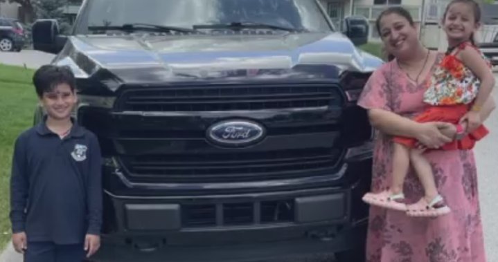 Alberta family finds out new truck from dealership was stolen